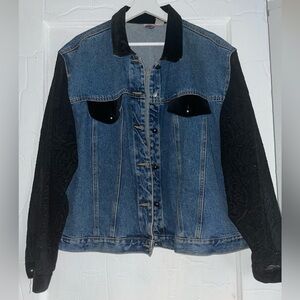 Unique vintage denim jacket